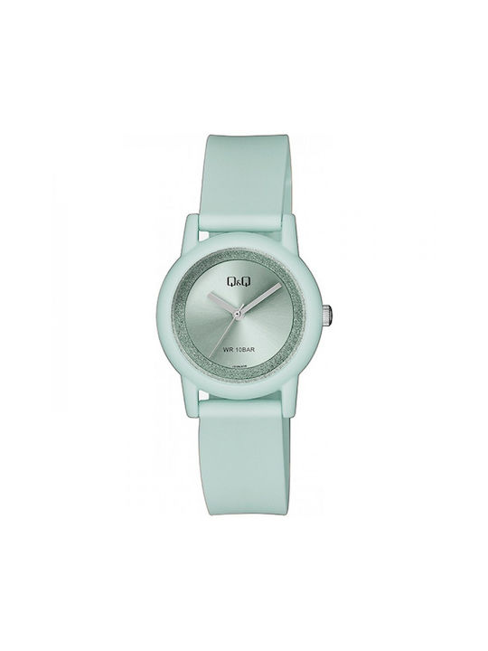 Q&Q Kids Analog Watch with Rubber/Plastic Strap Green