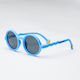 Baby Cloud Wavy Στρογγυλά Παιδικά Γυαλιά Ηλίου με Polarized Φακό Sky Blue για 3-6 Ετών