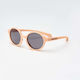 Baby Cloud Baby Round Baby Kids Sunglasses with Polarized Lens Light Pink for 6-24 Months