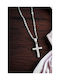 Women's Cross from Steel with Chain