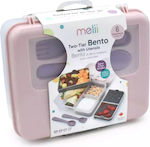 Melii Plastic Kids' Food Container 0.118lt Pink