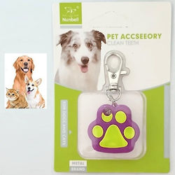 Nunbell Pet Dog ID Paw Plastic