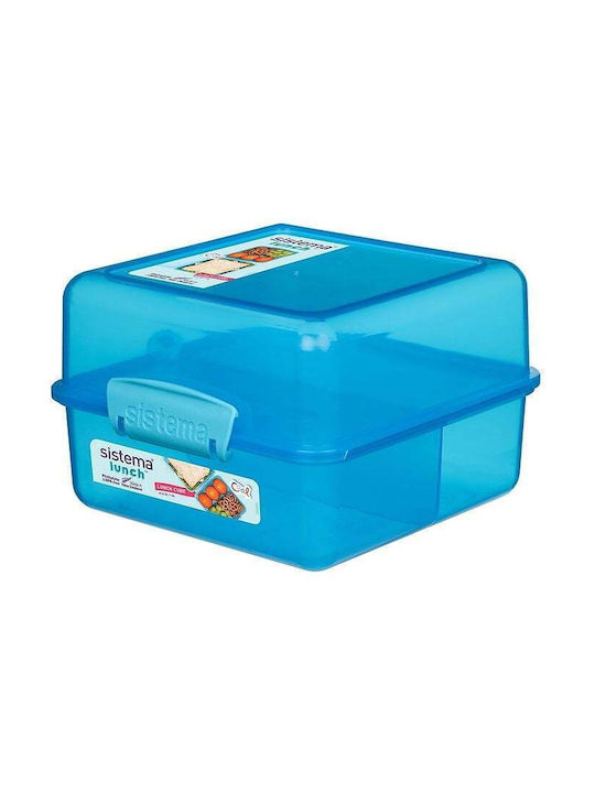 Sistema Cube Δοχείο Φαγητού Πλαστικό Μπλε 1.4lt