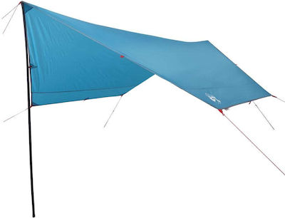 vidaXL Cort / Umbrelă de Plajă Albastru 380x210cm