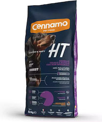 Cennamo 10kg Dry Food for Adult Small Breed Dogs with Meat, Lamb, Pork, Buffalo, Brown rice and Pomegranate