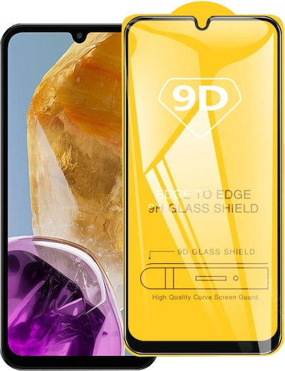 Full Glue Full Face Tempered Glass Μαύρο (Galaxy M15)