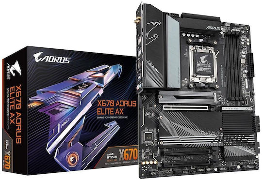 Gigabyte X670 Aorus Elite AX rev. 1.3 Wi-Fi Placă de bază ATX cu AMD AM5 Socket
