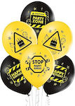 Σετ 6 Μπαλόνια Latex Κίτρινα Γενεθλίων 30εκ.