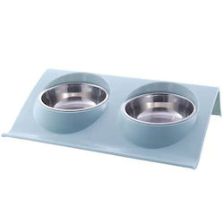 ATL Edelstahl Schalen Futter & Wasser 2x