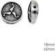 Worry Beads Silver 1.8cm