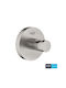 Grohe Άγκιστρο Μπάνιου Μονό με Βίδες Inox Γκρι