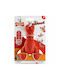 Nylabone Bone Toy Dog Chewable made of Rubber with Flavor Beef Small Red 1pcs