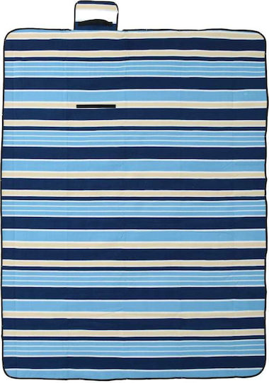 vidaXL Blanket 150x150cm in Blue color