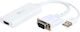 Аудио Видео Адаптер J5create Jda214 Vga Usb Мъжки Hdmi Женски Бял