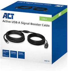 Act USB 2.0 USB-A female σε USB-A male / DC 10m