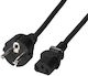 Fsp Group Power Cable Schuko 3pin Iec C5 Female 1.8m Black