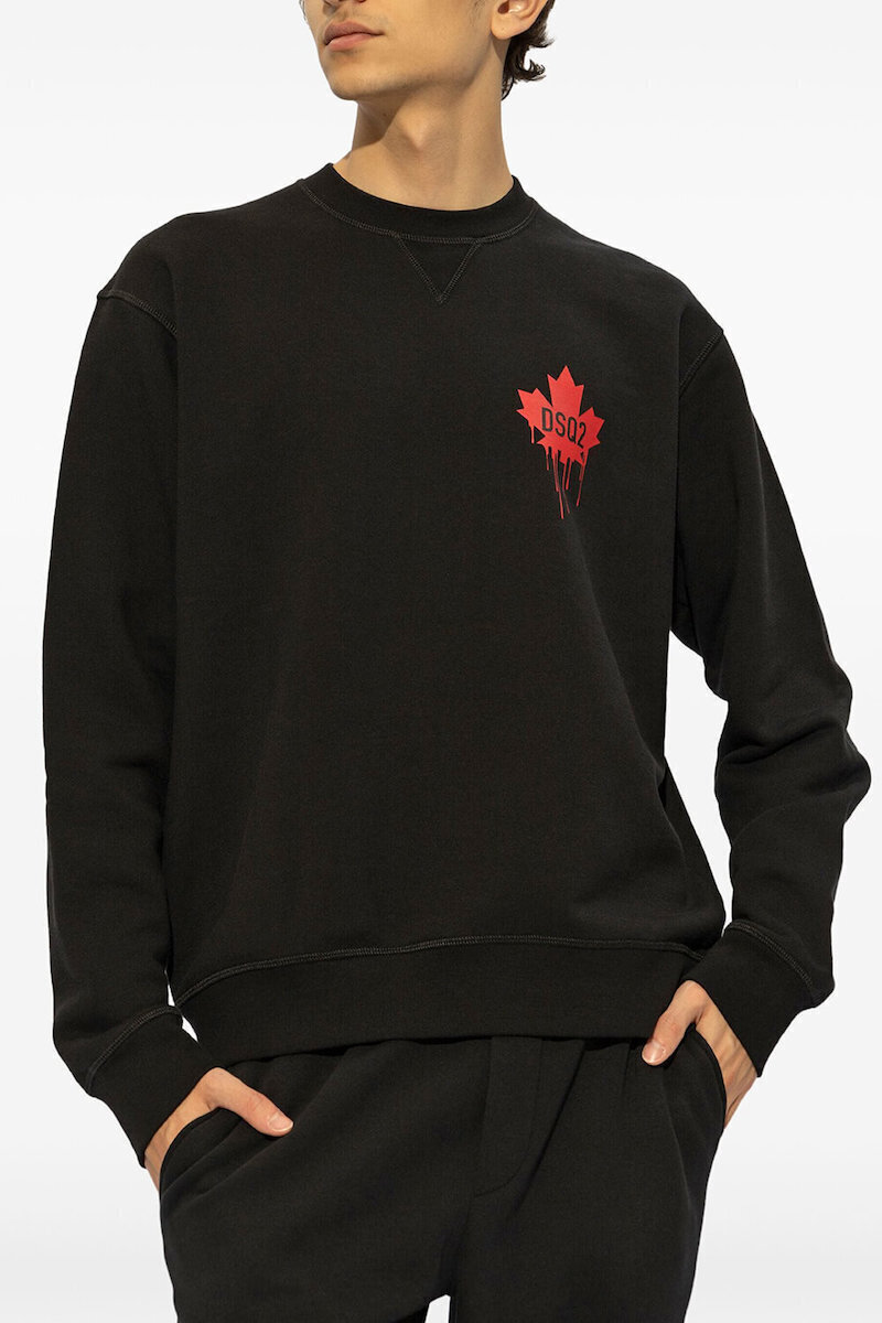 DSQUARED2｜ (S74GU0811 S25516 900) Dsquared2 Sweatshirt Black S74GU0811S25516-900 | Skroutz.mt