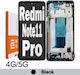 Екран със Сензорен Механизъм за Redmi Note 11 PRO 4G, Note 11 PRO 5G, POCO X4 PRO 5G (Черен)