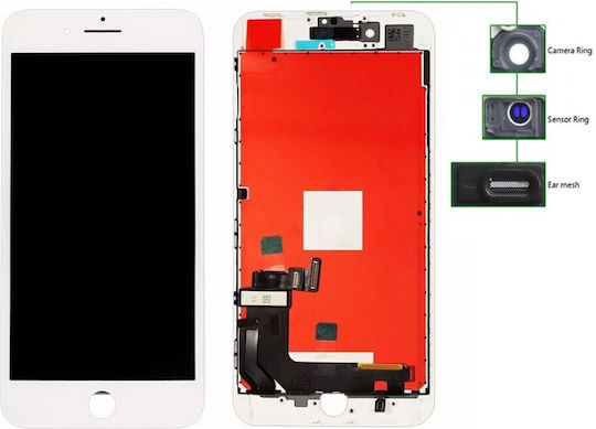 Tianma Screen with Touch Mechanism for iPhone 8 Plus (White)