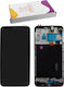 Hyper Fix Screen with Touch Mechanism and Frame for Samsung A105 A10 (Black)