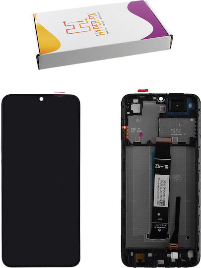 Hyper Fix O ecran cu Mecanism Tactil și Cadru pentru Xiaomi Redmi Redmi A2/A2 Plus (Negru)