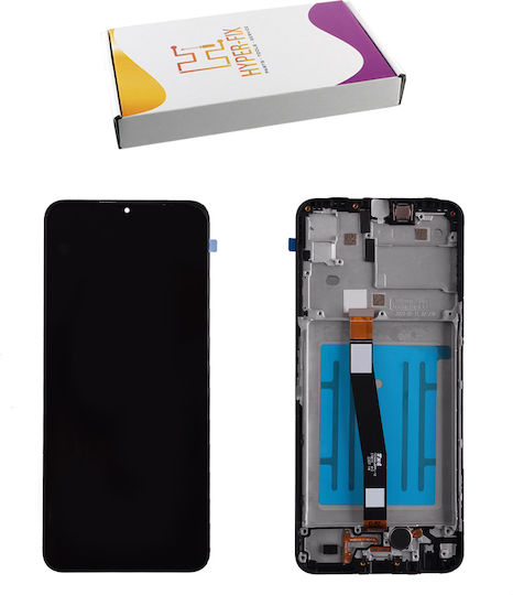 Hyper Fix Οθόνη με Μηχανισμό Αφής και Πλαίσιο για Samsung A22 5G A226 (Μαύρο)