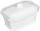 Terine Untiera Porcelain White 17 X 12 X H 11 Cm