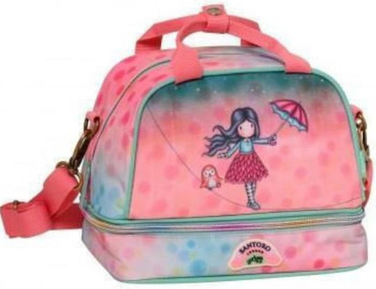 Santoro School Insulated Lunch Bag 5 Litre Orange Santoro Gorjuss 20x16x22cm