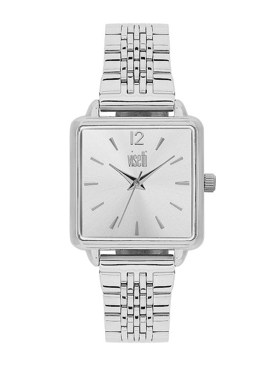 Visetti Women's Watch with Silver Metal Bracelet