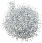 Crăciun Ghirlande Plastică Argintiu 200x8cm 1buc