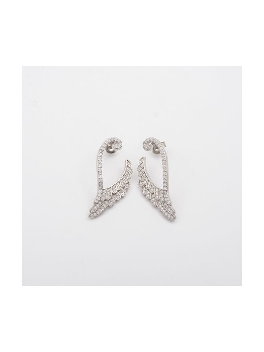 Elaborate Angel Wing Earrings