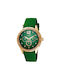 Oxette Africa Watch Chronograph with Green Rubber Strap