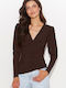 Numinou Women's Blouse Brown