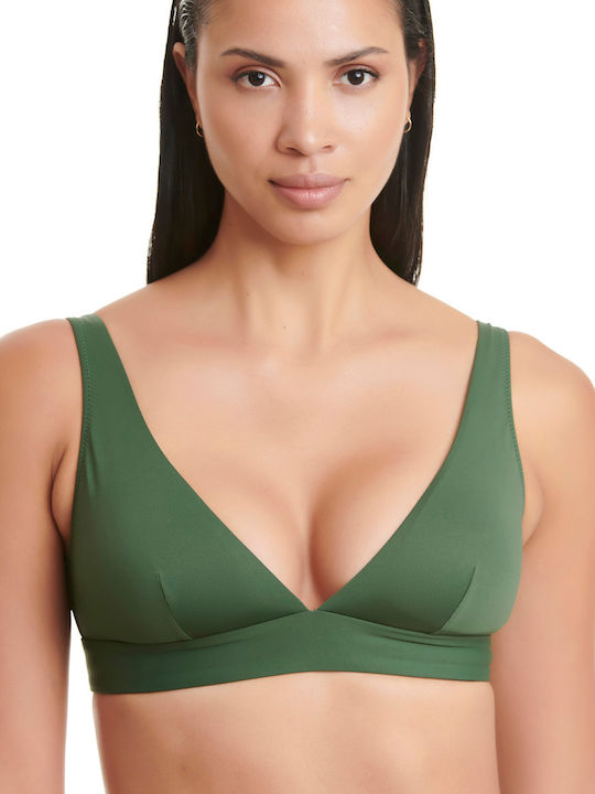 Erka Mare Padded Sports Bra Bikini Top Forest Green