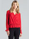 Figl Women's Blouse Long Sleeve Red