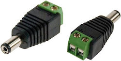 100031 Power Supply Connector Dc Male Jack Connector Clamp 5.5 X 2.1mm 100031 Power Supply Connector Dc Male Jack Connector Clamp 5.5 X 2.1mm