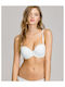 Gisela Strapless Ιβουάρ Ριγέ Μπανέλες & Ελαφριά Επένδυση Κωδ 1/0321