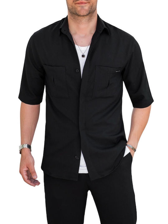 Vittorio Artist Santo-1 Overshirt Schwarz