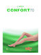 Maternity Compression Tights Confort 70 Den Ka692 Black