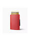 Rosso Amante Men's Card Wallet Red