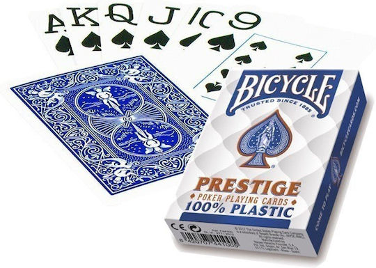 Bicycle Playing Cards Prestige Rider Back Jumbo Index Plastic Poker Cards Random Colour