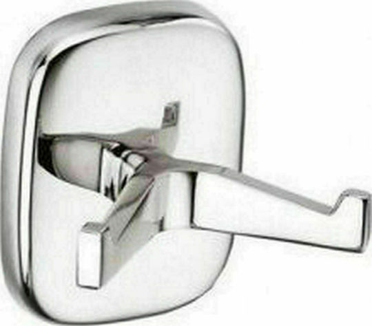 Viospiral Mercury Haken Badezimmer Doppelt Schrauben 7x7cm Silber Viospiral Mercury Haken Badezimmer Doppelt Schrauben 7x7cm Silber