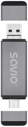 Savio Card Reader για SD SAVAK-72 Savio Card Reader για SD SAVAK-72