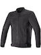 Alpinestars Summer Men's Motorcycle Jacket Black