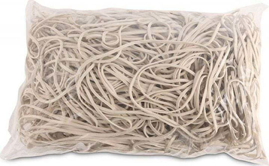 Office Products Gummibänder Verpackung mit Durchmesser 130mm Weiß 1000gr