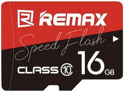 Memory Card Remax Speed Flash Micro Sd 16gb Class 10 Uhs-1 Red 62057