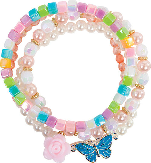 Great Pretenders Pearl Bracelets 4pcs 'Butterfly'