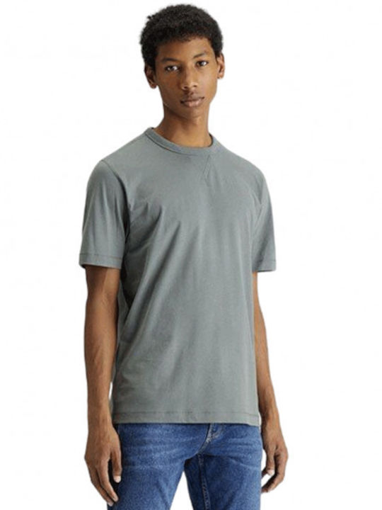 Calvin Klein T-shirt Bărbătesc cu Mânecă Scurtă Gri