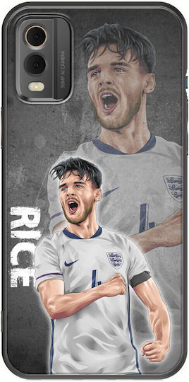 Euro 2024 Declan Rice Nokia C32 Black Tpu Μαύρη Σιλικόνη