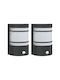 vidaXL Wall-Mounted Outdoor Light E27 IP44 14x11x20.5εκ.